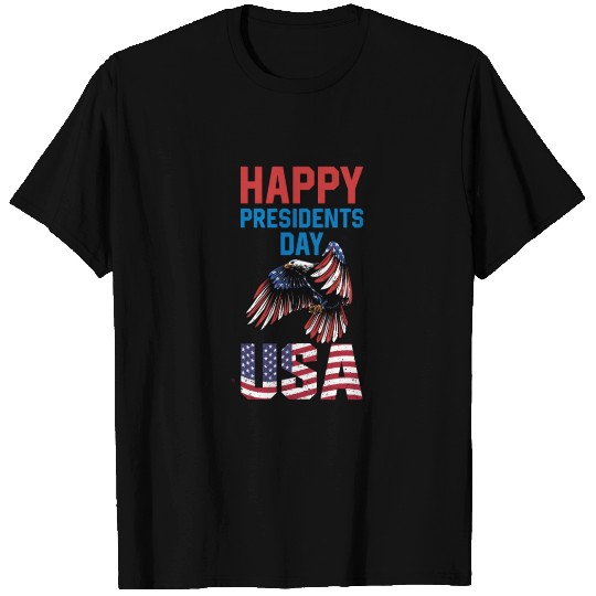 USA Happy Presidents Day Eagle T Shirts