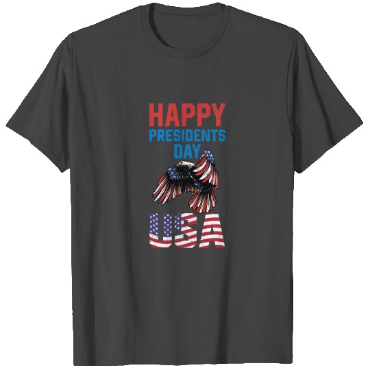 USA Happy Presidents Day Eagle T Shirts