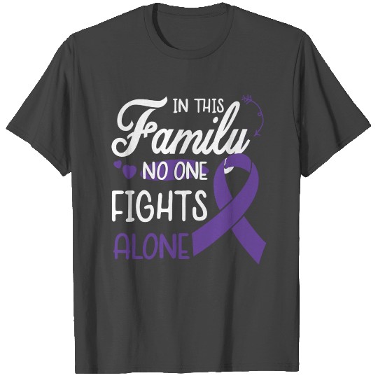 In This Family No One Fights Alone Pancreatic Canc T Shirts