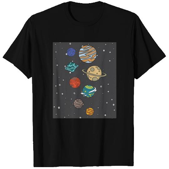 Astronomy Solar System Planets Universe T Shirts