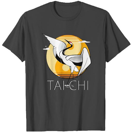 Tai Chi Yin Yang Crane T Shirts