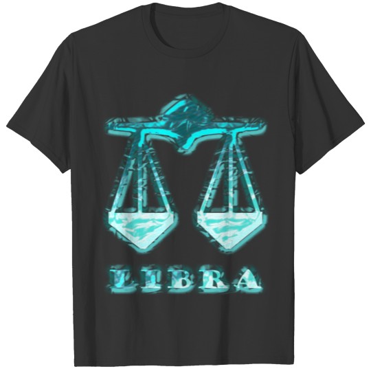 Libra Zodiac Symbol T Shirts