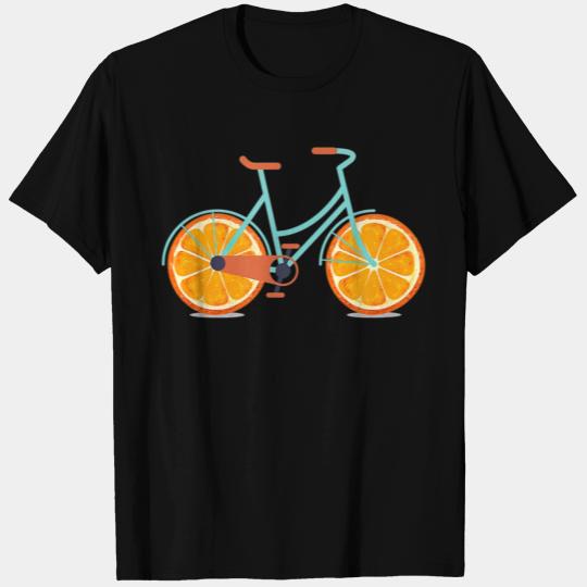Vintage Bike Bicycle Orange Fruit T Shirts