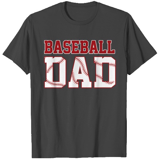Baseball Dad Funny Fathers Day Gift For Daddy T Shirts