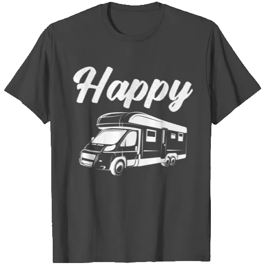 Motorhome Funny - Happy Camper T Shirts