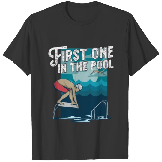 Swim Team Design for a Swim Team Member T-shirt