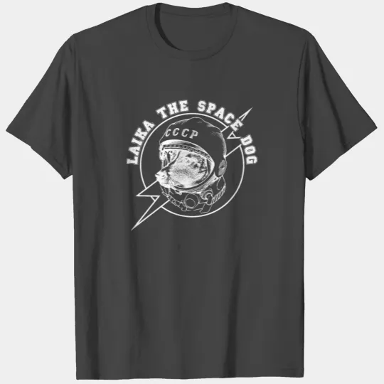 Laika the space dog USSR gift Russia T Shirts