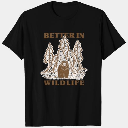 Mountains, Wilderness And Bears T Shirts