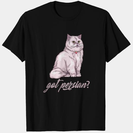 Persian Dad Wildcat Cat Long Hair T Shirts