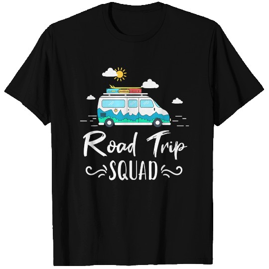 Road Trip Squad Summer Vacations Travel and T Shirts