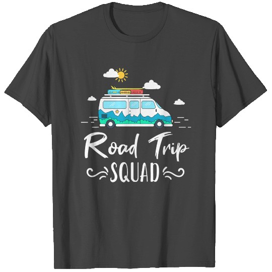 Road Trip Squad Summer Vacations Travel and T Shirts