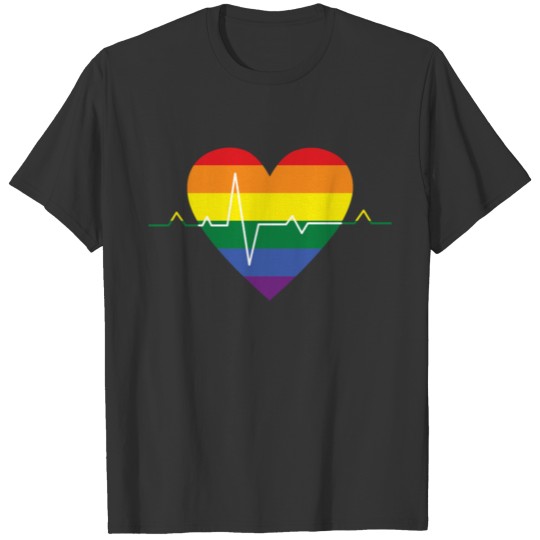 Heartbeat Femme Lesbian Lesbian Stuff T-shirt