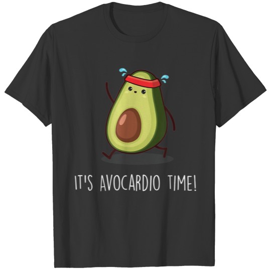 Funny Itss AVOCARDIO Times Fitness Avocados T T-shirt
