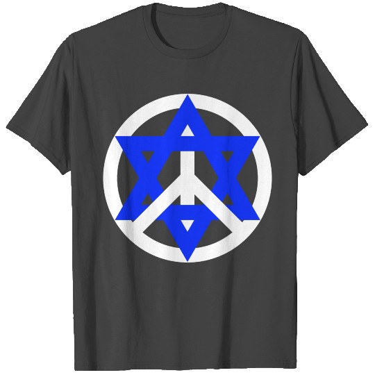 Star of David and Peace Sign T Shirts