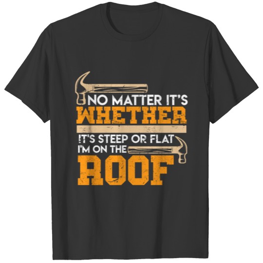 Vintage Craftsman Roofer Saying do-it-yourself T-shirt