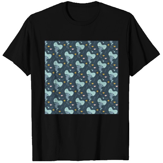 Sea Creatures Neck Gator Hammerhead Shark T Shirts