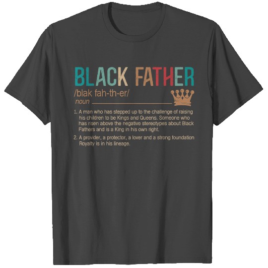 Black Father Noun Father Day Gifts Classic T Shirts
