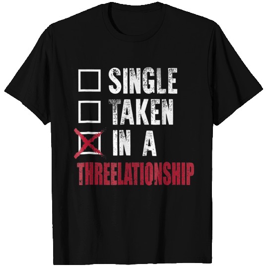 Polyamory T Throuple Relationship Status T Shirts