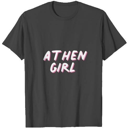 athens girl greek greece greek T Shirts