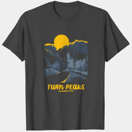 Twin Peaks Welcome To Twin Peaks Poster T Shirts