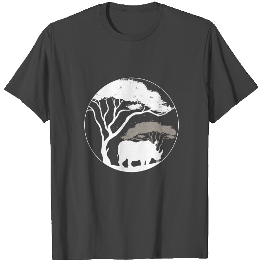 Rhinoceros in Africa T Shirts