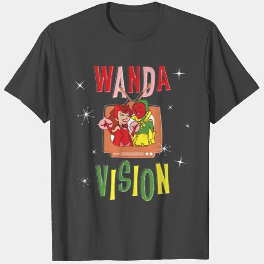 Marvel WandaVision Wanda Vision Retro TV Artw 8 T Shirts