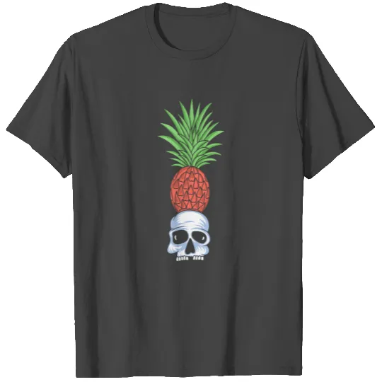 Pineapple skull T Shirts