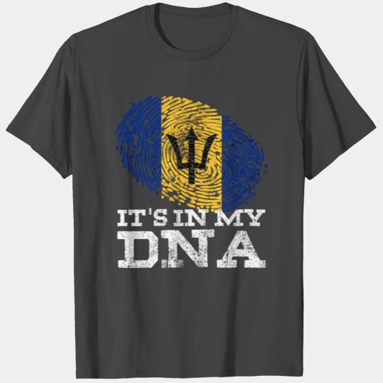 It'S In My Dna Barbados Cool Barbadian Gifts Afro T Shirts