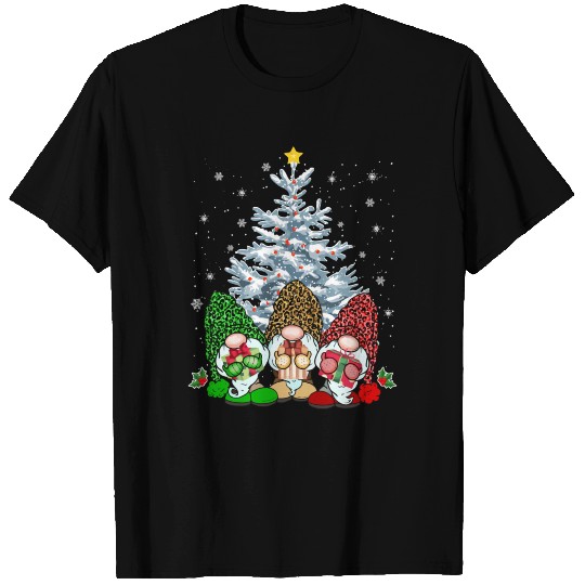 Three Nordic Gnomes And Their Christmas TreeGift T T Shirts