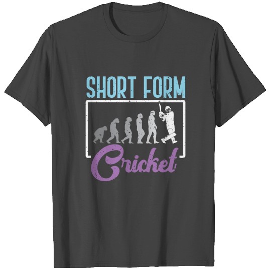 Short Form Cricket Player Sports Team Sport T Shirts