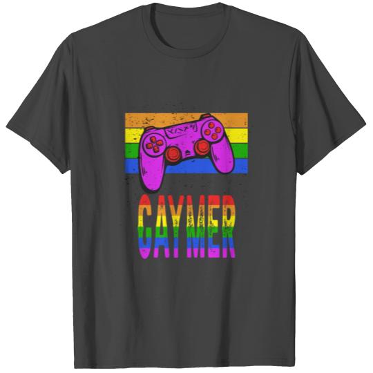 Gaymer LGBT Pride Month, Gamer Gay Rainbow Flag T Shirts