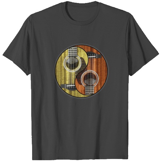 Ying Yang Guitar Player T Shirts