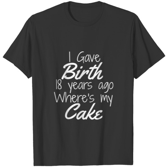 18th Birthday for Mom Son Daughter 18 Year Old chr T Shirts