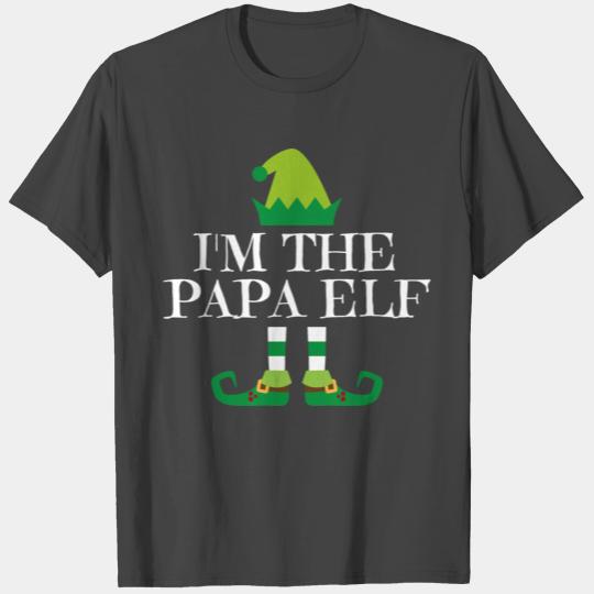 Papa Elf Matching Family Christmas T Shirts