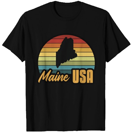 Maine USA T Shirts