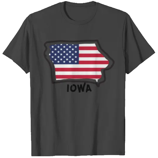 Iowa USA United States State T Shirts