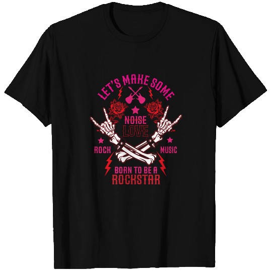 Rock Star Rock And Roll Concert Edit T Shirts