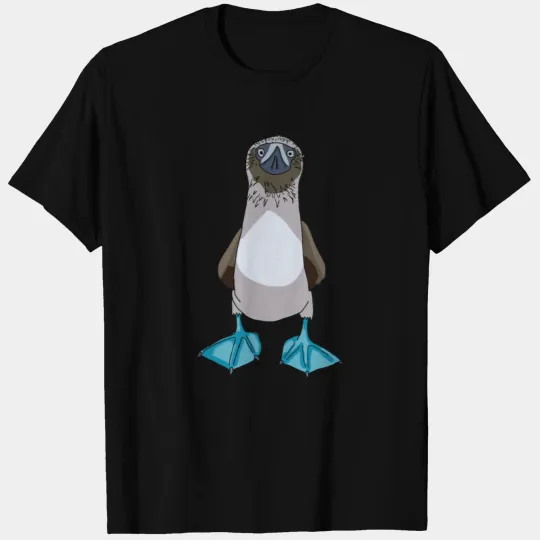 Blue Footed Booby Cartoon T Shirts