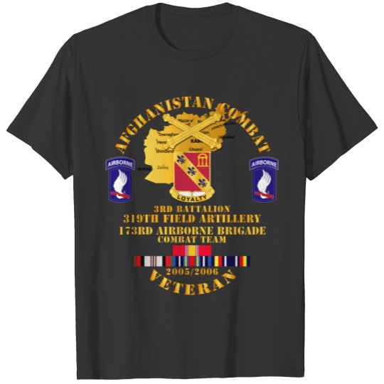 Afghanistan 3rd Bn 319th FA 173rd Airborne (2005) T-shirt