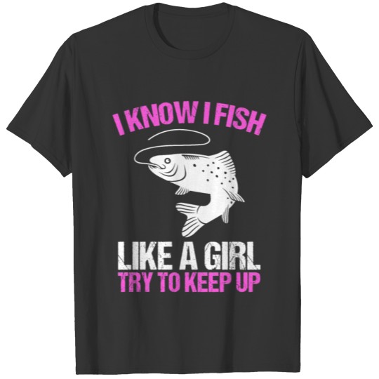 Fishing Girl T-shirt