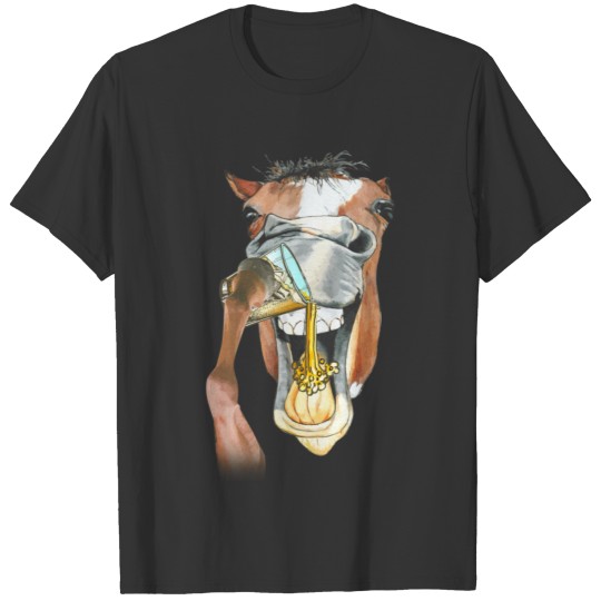 Funny Horse Derby Party Horse Racing Drink Alcohol T-shirt