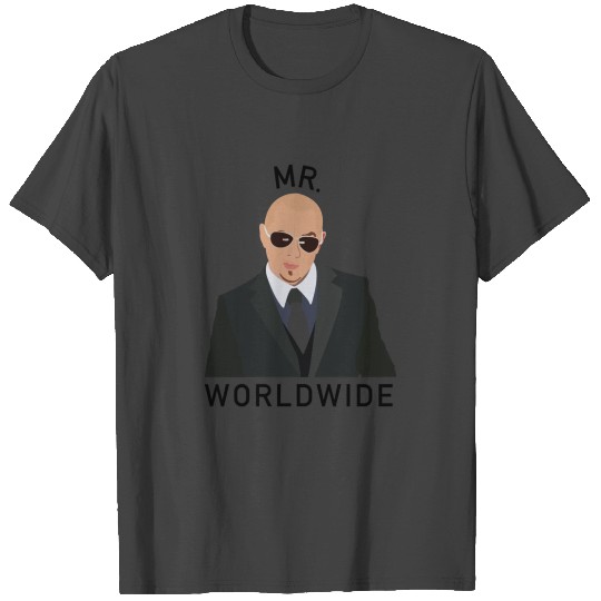 Pitbull Mr Worldwide T Shirts