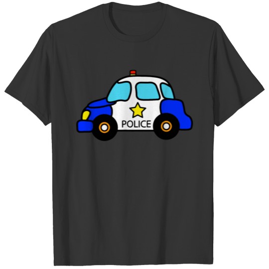 Police Car Baby Toddler T Shirts
