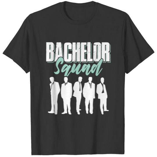 bachelor squad groom T-shirt