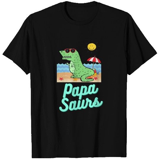 Papasaurus rex retro T Shirts