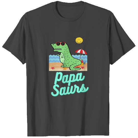 Papasaurus rex retro T Shirts