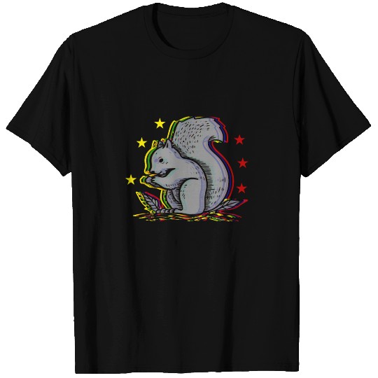 Squirrel Gift Croissant Squirrel Rodent Nut T Shirts
