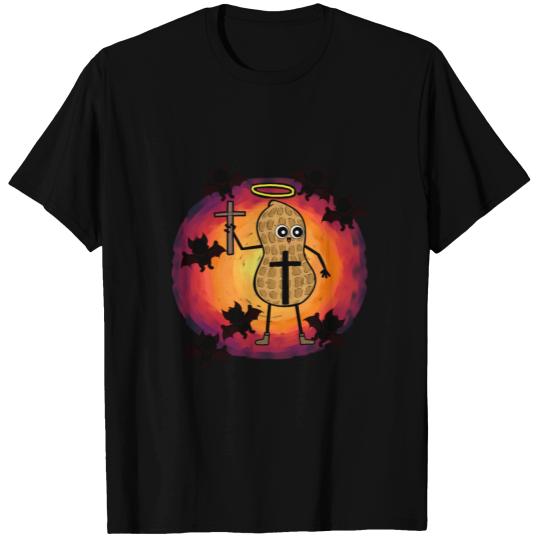 Peanut Halloween Horror crucifix Cross Bats T Shirts
