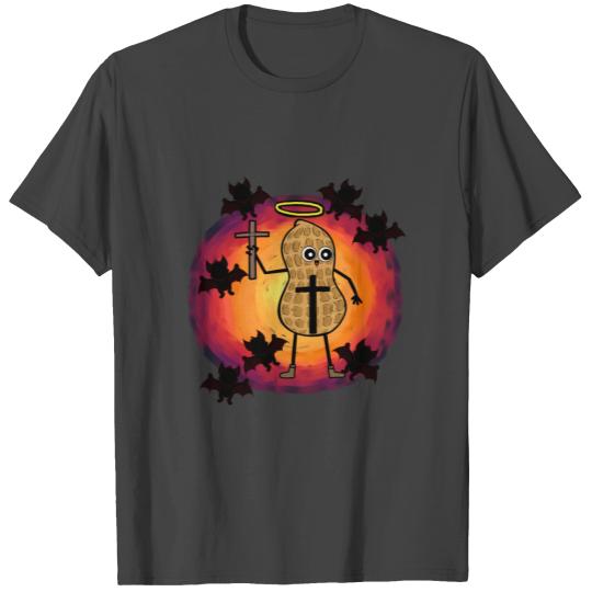 Peanut Halloween Horror crucifix Cross Bats T Shirts