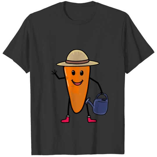 Carrot vegetable gardener Farmer Hobby gardener T Shirts